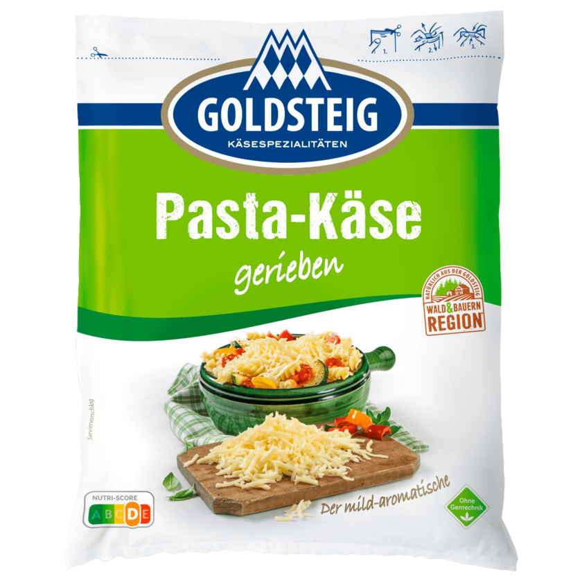 Goldsteig Pasta-Käse gerieben 150g